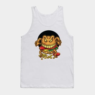 Burger Hamburger I Love Cheeseburgers Tank Top